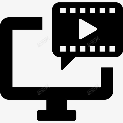 计算机技术图标集实心svg_新图网 https://ixintu.com 实心 技术图标集 计算机