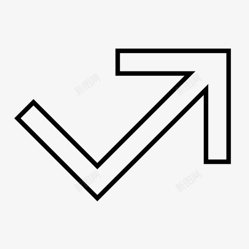 未接来电箭头偏离图标svg_新图网 https://ixintu.com 偏离 反射 未接来电 移动用户界面元素 箭头 转接