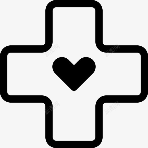 医院医疗要素概述线性图标svg_新图网 https://ixintu.com 医疗要素概述 医院 线性