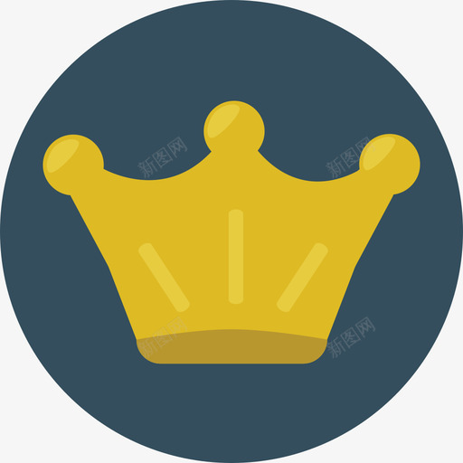 皇冠seo2圆形平面图标svg_新图网 https://ixintu.com seo2 圆形平面 皇冠