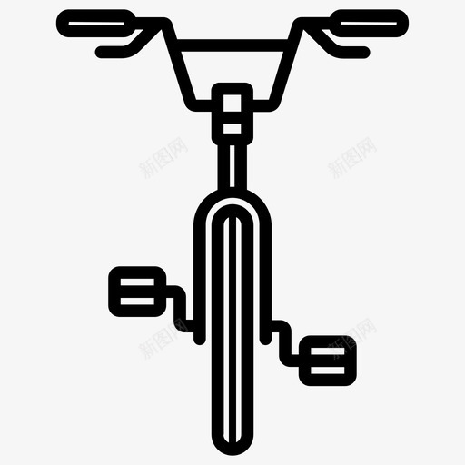 自行车骑行交通工具图标svg_新图网 https://ixintu.com 交通工具 自行车 车轮 骑行