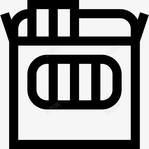 粉笔文具4线状图标svg_新图网 https://ixintu.com 文具4 粉笔 线状