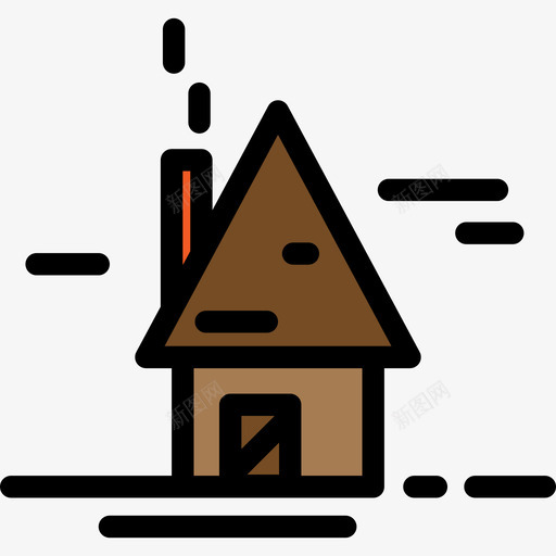 房屋景观颜色2线条颜色图标svg_新图网 https://ixintu.com 房屋 景观颜色2 线条颜色