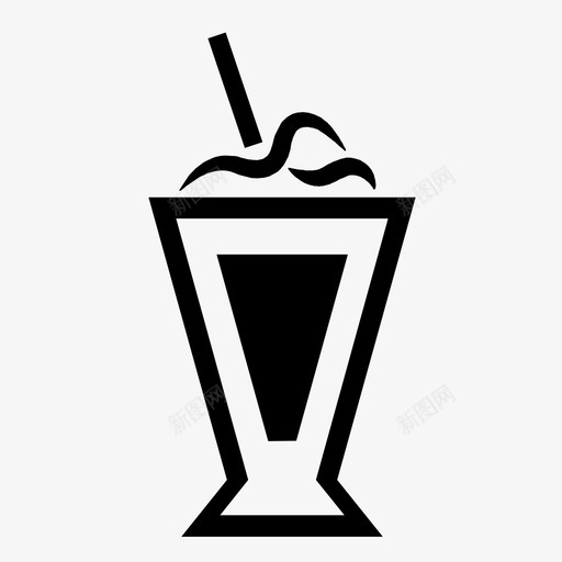 拿铁咖啡杯子图标svg_新图网 https://ixintu.com 咖啡 咖啡图标集 拿铁 杯子