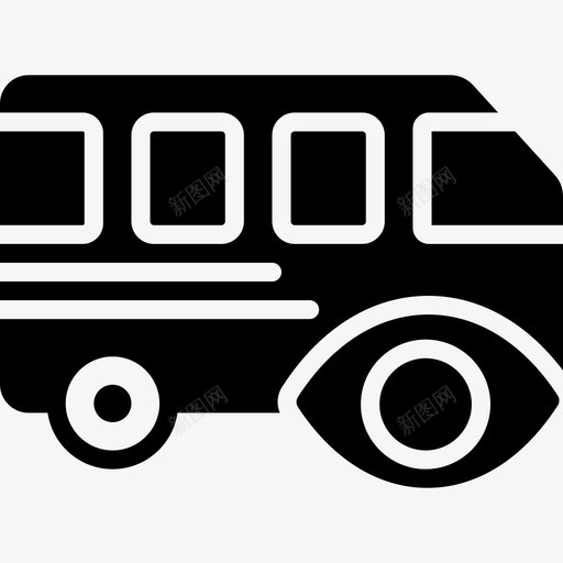 公共汽车5号运输车加油图标svg_新图网 https://ixintu.com 5号运输车 公共汽车 加油