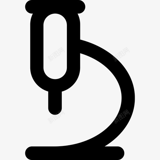 显微镜科学元素2粗体圆形图标svg_新图网 https://ixintu.com 显微镜 科学元素2 粗体圆形