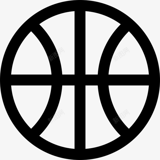 篮球篮球套路直线型图标svg_新图网 https://ixintu.com 直线型 篮球 篮球套路