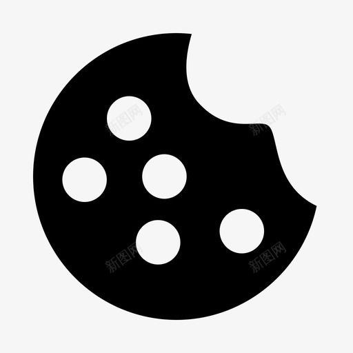 饼干巧克力食物图标svg_新图网 https://ixintu.com 巧克力 食物 饼干