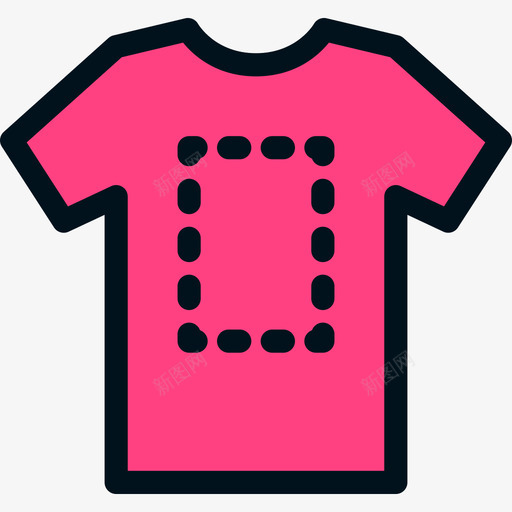 服装印花3线性颜色图标svg_新图网 https://ixintu.com 印花3 服装 线性颜色