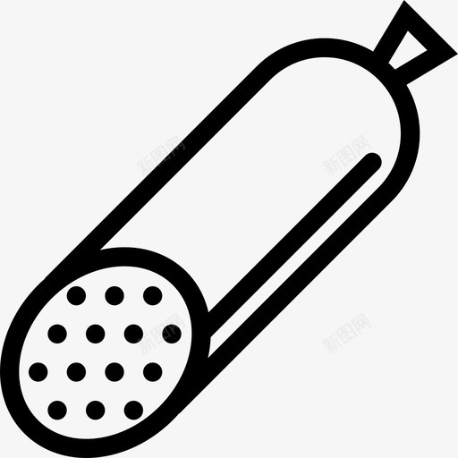 香肠食品15直系图标svg_新图网 https://ixintu.com 直系 食品15 香肠