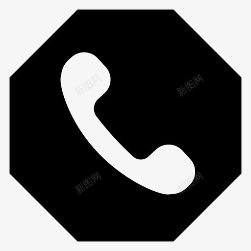 通话日志电话图标svg_新图网 https://ixintu.com 手机菜单 日志 电话 通话