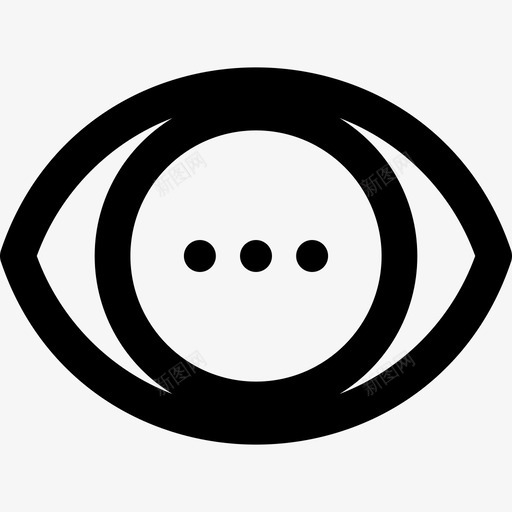 眼睛ui图标3线性svg_新图网 https://ixintu.com ui图标3 眼睛 线性