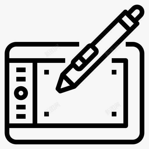 平板电脑绘图笔图标svg_新图网 https://ixintu.com 平板电脑 技术 笔 绘图 计算机技术