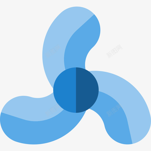 螺旋桨行程装置扁平图标svg_新图网 https://ixintu.com 扁平 螺旋桨 行程装置
