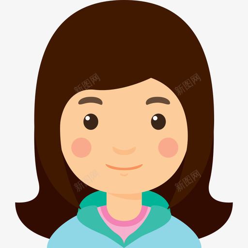 女孩人物年轻的化身收藏图标svg_新图网 https://ixintu.com 人物 女孩 年轻的化身收藏