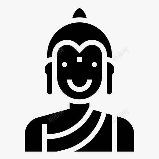 佛陀阿凡达神图标svg_新图网 https://ixintu.com 佛陀 印度 印度教 印度教神雕文 神 阿凡达
