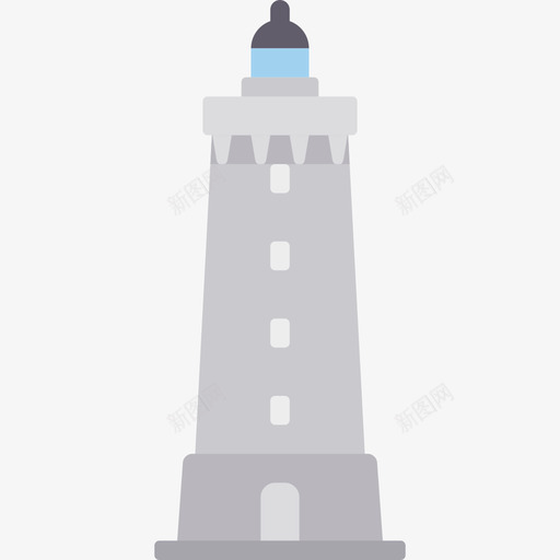 导航灯塔2平面图标svg_新图网 https://ixintu.com 导航 平面 灯塔2