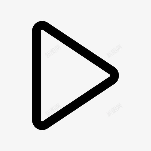 播放按钮电影用户界面图标svg_新图网 https://ixintu.com 播放按钮 用户界面 电影 视频 通用界面图标