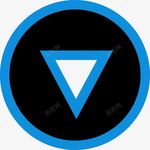 下箭头箭头轮廓边框颜色图标svg_新图网 https://ixintu.com 下箭头 箭头轮廓 边框颜色
