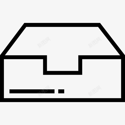收件箱ui界面图标线性svg_新图网 https://ixintu.com ui界面图标 收件箱 线性