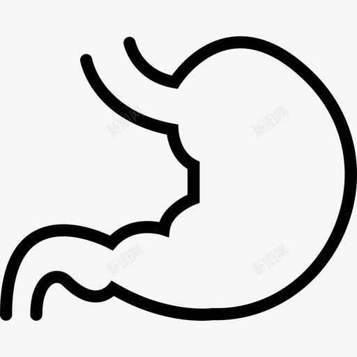 胃医疗器械2线性图标svg_新图网 https://ixintu.com 医疗器械2 线性 胃