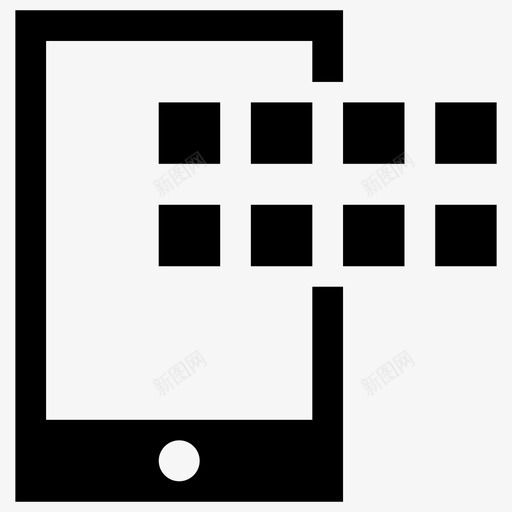 移动应用程序移动界面移动导航图标svg_新图网 https://ixintu.com 在线学习字形图标 用户体验设计 移动导航 移动应用程序 移动界面 移动软件