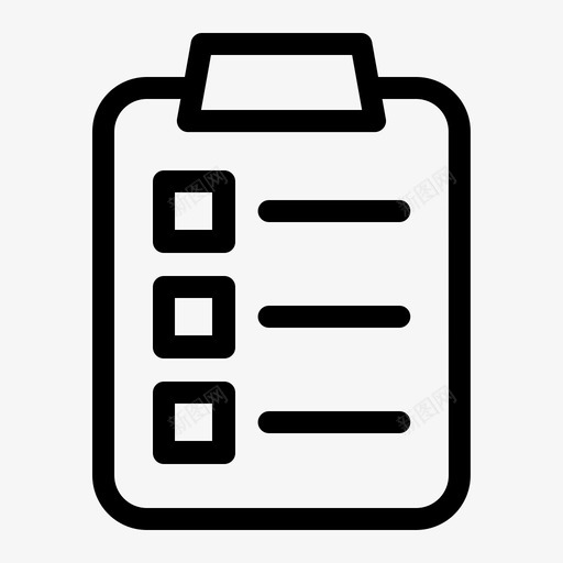 检查表剪贴板教育图标svg_新图网 https://ixintu.com 剪贴板 教育 检查表