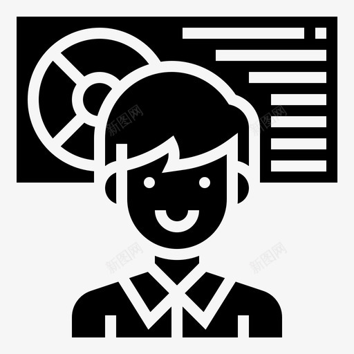 程序员编码员男图标svg_新图网 https://ixintu.com 模拟 男 程序员 编码员 编程符号