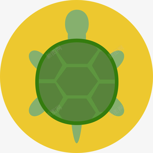 乌龟宠物圆扁图标svg_新图网 https://ixintu.com 乌龟 圆扁 宠物