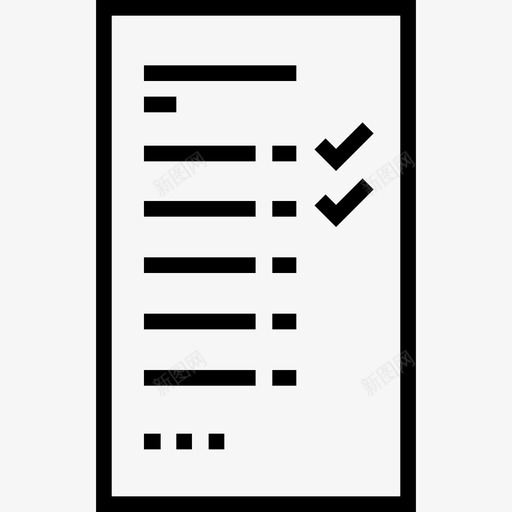 列表生产率5线性图标svg_新图网 https://ixintu.com 列表 生产率5 线性