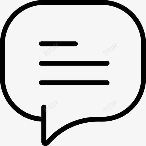 聊天对话集线性图标svg_新图网 https://ixintu.com 对话集 线性 聊天