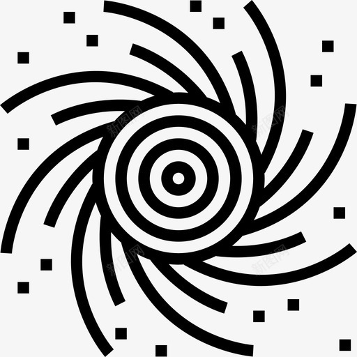 黑洞宇航员和太空线性的图标svg_新图网 https://ixintu.com 宇航员和太空 线性的 黑洞