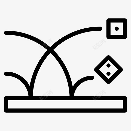 掷骰子下注反弹图标svg_新图网 https://ixintu.com 下注 反弹 掷骰子 赌博