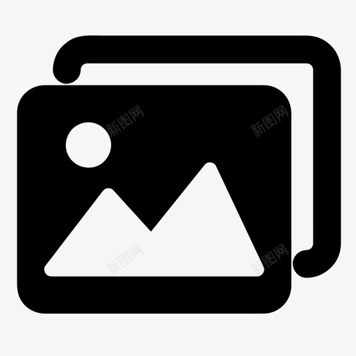 多媒体资料图像照片图标svg_新图网 https://ixintu.com 图像 图片 基本图标所有尺寸 多媒体资料 照片 缩略图
