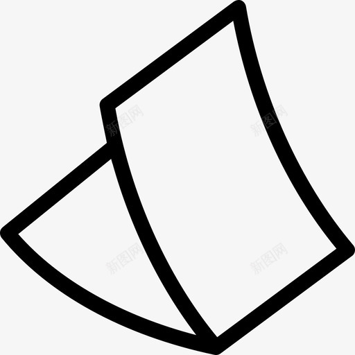 纸文具2直线型图标svg_新图网 https://ixintu.com 文具2 直线型 纸