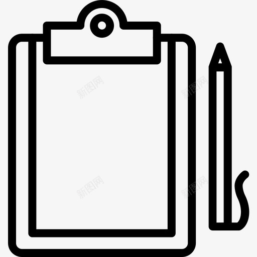 笔记检查表剪贴板图标svg_新图网 https://ixintu.com 剪贴板 文件 检查表 笔记 药品黑容易第1部分