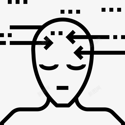 思考学校图标收集直线svg_新图网 https://ixintu.com 学校图标收集 思考 直线