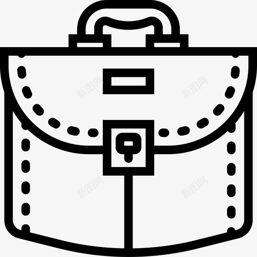 手提箱商务收藏2直系图标svg_新图网 https://ixintu.com 商务收藏2 手提箱 直系