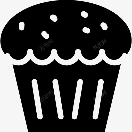 松饼食品图标系列填充svg_新图网 https://ixintu.com 填充 松饼 食品图标系列
