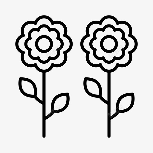 花花店花园图标svg_新图网 https://ixintu.com 春天 花 花园 花店
