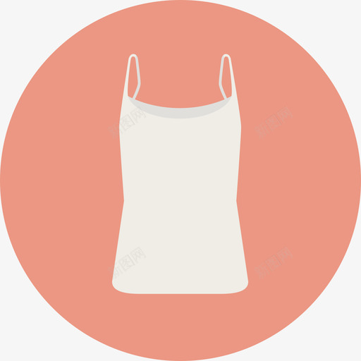 衬衫衣服和鞋类圆形扁平图标svg_新图网 https://ixintu.com 圆形扁平 衣服和鞋类 衬衫