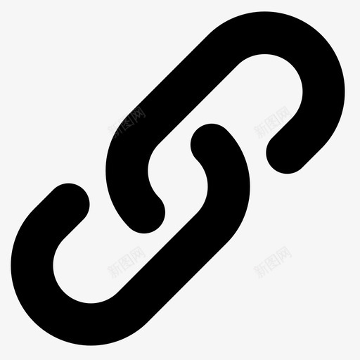 链连接internet图标svg_新图网 https://ixintu.com internet url 连接 链 链接