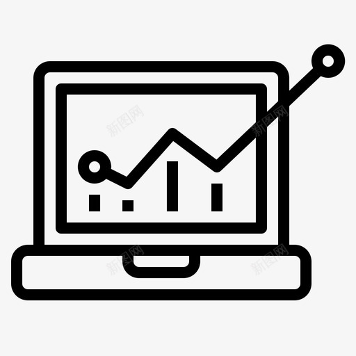图形图表线条图标svg_新图网 https://ixintu.com 启动大纲 图形 图表 线条 统计数据