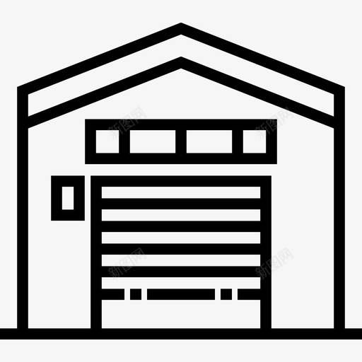 股票城市5直线图标svg_新图网 https://ixintu.com 城市5 直线 股票