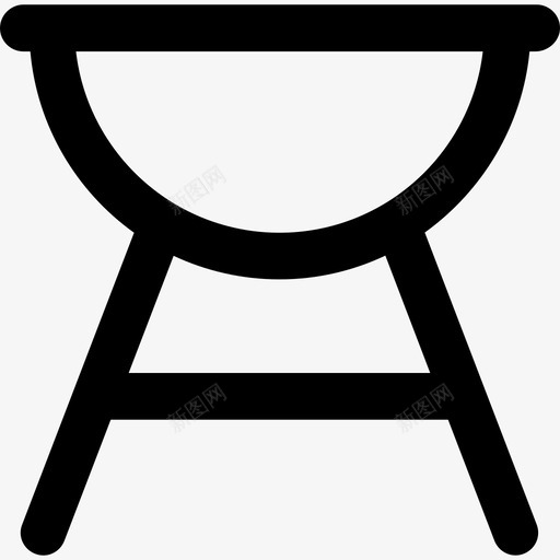 烧烤庆典和派对系列大胆圆润图标svg_新图网 https://ixintu.com 大胆圆润 庆典和派对系列 烧烤