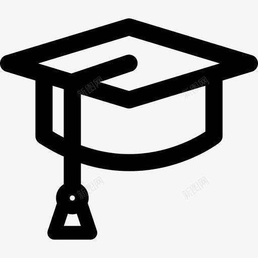 Mortarboard创业和商业图标集合线性svg_新图网 https://ixintu.com Mortarboard 创业和商业图标集合 线性