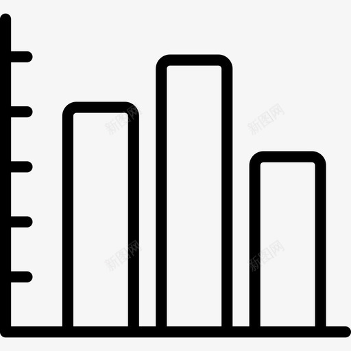 条形图混合元素5线性图标svg_新图网 https://ixintu.com 条形图 混合元素5 线性