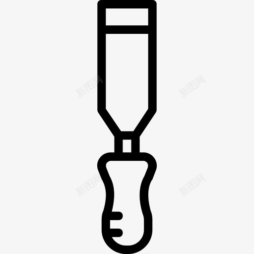 直线结构凿图标svg_新图网 https://ixintu.com 直线结构凿