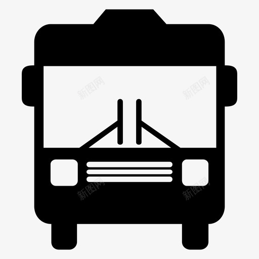 公共汽车驾驶公共交通图标svg_新图网 https://ixintu.com 交通 公共交通 公共汽车 校车 驾驶