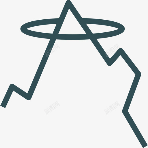 天堂假日8线性颜色图标svg_新图网 https://ixintu.com 假日8 天堂 线性颜色